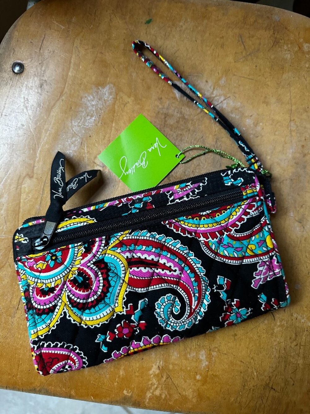 Vera Bradley Wristlet, NWT, Parisian Paisley Print